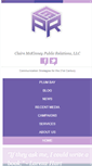 Mobile Screenshot of clairemckinneypr.com